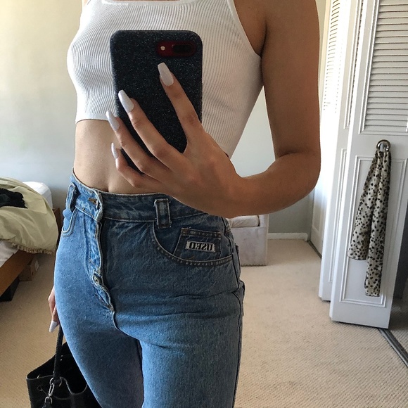 Rare Vintage High-Waisted Jeans by GET USED - Picture 3 of 9